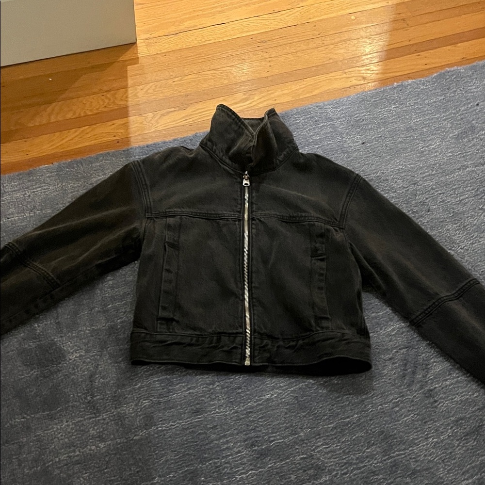 Abercrombie & Fitch Black Jean Jacket